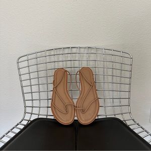 J. Crew Sorrento Strappy Sandals in Tan Leather
